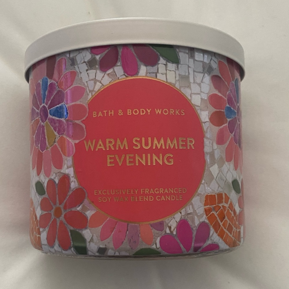 🆕 Bath & Body Works Warm Summer Evenings Candle